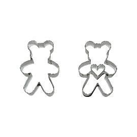 Artikelbild für Duo-Ausstecher 2in1, 2-tlg., Edelstahl »Bär«