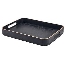 Artikelbild für GENWARE Serviertablett Holz, braun, Höhe: 45 mm, Länge: 355 mm, Breite: 280 mm