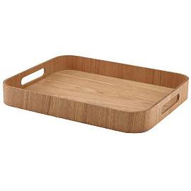 Artikelbild für GENWARE Serviertablett Holz, braun, Höhe: 45 mm, Länge: 355 mm, Breite: 280 mm