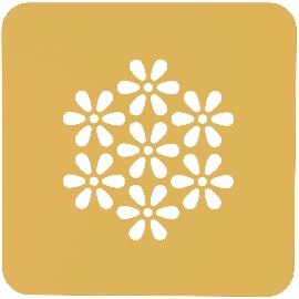 Artikelbild für SILIKOMART Silikonform »Stencil Sakura« 2er Set