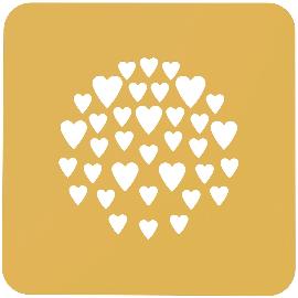 Artikelbild für SILIKOMART Silikonform »Stencil Cuore« 2er Set