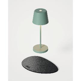 Artikelbild für SOMPEX »Monaco« Tischleuchte, inkl. Metallplatzset, Höhe: 210 mm, olivgrün