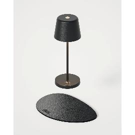 Artikelbild für SOMPEX »Monaco« Tischleuchte, inkl. Metallplatzset, Höhe: 210 mm, schwarz