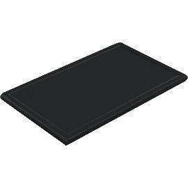 Artikelbild für Schneidbrett mit Rille, mit Füßchen, GN 1/1, Höhe 20 mm, schwarz