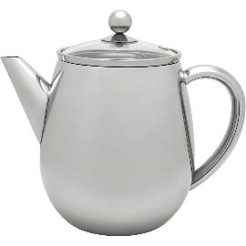 Artikelbild für BREDEMEIJER »Eva« Teekanne, Inhalt: 1,10 Liter, Höhe: 195 mm, silber