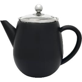 Artikelbild für BREDEMEIJER »Eva« Teekanne, Inhalt: 1,10 Liter, Höhe: 195 mm, schwarz