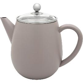 Artikelbild für BREDEMEIJER »Eva« Teekanne, Inhalt: 1,10 Liter, Höhe: 195 mm, grau