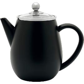 Artikelbild für BREDEMEIJER »Eva« Teekanne, Inhalt: 0,50 Liter, Höhe: 165 mm, schwarz