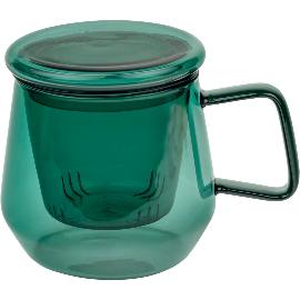 Artikelbild für BREDEMEIJER »Livorno« Tea-For-One-Set Glas, Inhalt: 0,35 Liter, Höhe: 88 mm