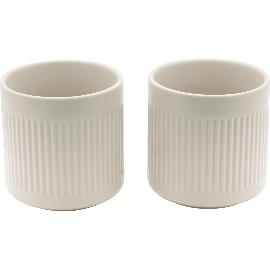 Artikelbild für BREDEMEIJER »Skagen« Teebecher Porzellan, 2-tlg., Inhalt: 0,30 Liter, weiß