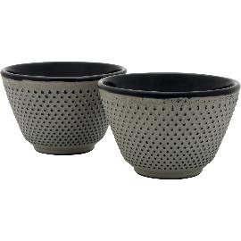 Artikelbild für BREDEMEIJER »Jang« Teebecher Gusseisen, 2-tlg., Höhe: 53 mm, ø: 78 mm, grau