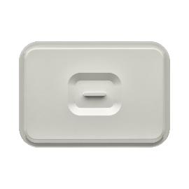 Artikelbild für BAUSCHER »System« Deckel mit Griff grau 160 Grad, Höhe: 36 mm, Länge: 270 mm