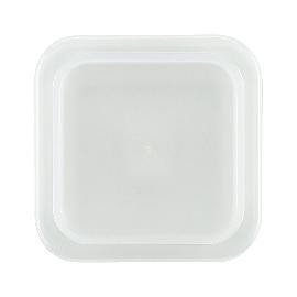 Artikelbild für BAUSCHER »System« Deckel hoch milchig, Höhe: 28 mm, Länge: 98 mm, Breite: 98 mm