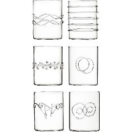 Artikelbild für ICHENDORF »Deco Clear« Trinkglas 6-tlg., Inhalt: 0,30 Liter, Höhe: 92 mm