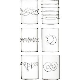 Artikelbild für ICHENDORF »Deco Clear« Trinkglas 6-tlg., Inhalt: 0,10 Liter, Höhe: 71 mm