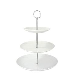 Artikelbild für Etagere 3-tlg., Porzellan, Höhe: 350 mm, ø: 260 mm