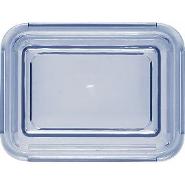 Artikelbild für BAUSCHER »System« Deckel hoch blau-transparent, Höhe: 57 mm, Länge: 138 mm