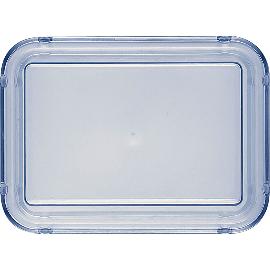 Artikelbild für BAUSCHER »System« Deckel sehr hoch blau-transparent, Höhe: 55 mm, Länge: 175 mm