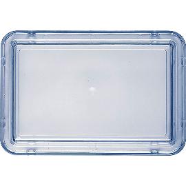 Artikelbild für BAUSCHER »System« Deckel sehr hoch blau-transparent, Höhe: 56 mm, Länge: 196 mm