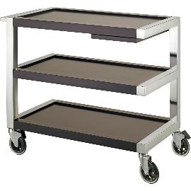 Artikelbild für BROGGI »Pigreco« Servierwagen, Höhe: 820 mm, Länge: 900 mm, schwarz