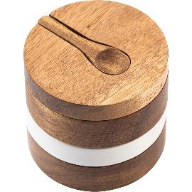 Artikelbild für STYLE DE VIE Schalenset Olivenöl, Butter, Salz und Pfeffer, Höhe: 54 mm