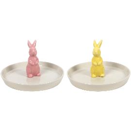 Artikelbild für Osterteller Hase, sortiert, ø: 170 mm