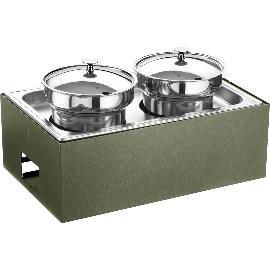 Artikelbild für PINTINOX »Caleido« Suppenstation mit 2 Töpfen, salvia