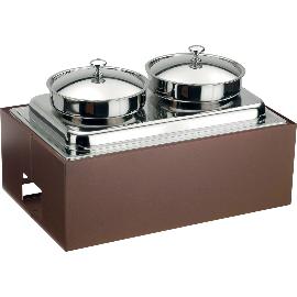 Artikelbild für PINTINOX »Caleido« Suppenstation mit 2 Töpfen, caffè