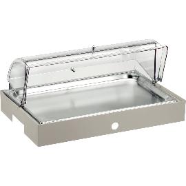 Artikelbild für PINTINOX »Caleido« Tablett mit Haube GN 1/1, gekühlt, burro