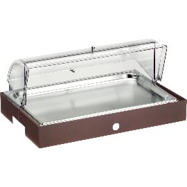 Artikelbild für PINTINOX »Caleido« Tablett mit Haube GN 1/1, gekühlt, caffè