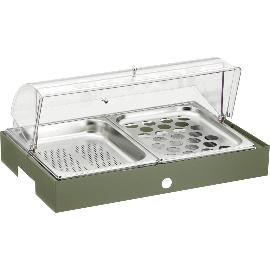 Artikelbild für PINTINOX »Caleido« Eier-/Gemüsetablett mit Haube  GN 1/1, gekühlt, salvia