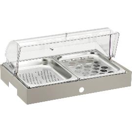 Artikelbild für PINTINOX »Caleido« Eier-/Gemüsetablett mit Haube GN, 1/1, gekühlt, burro