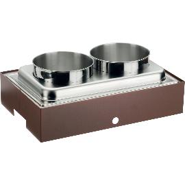 Artikelbild für PINTINOX »Caleido« Flaschenkühler, Höhe: 215 mm, Länge: 570 mm, caffè