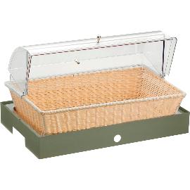 Artikelbild für PINTINOX »Caleido« Brotkorb mit Haube, hell, Höhe: 320 mm, salvia