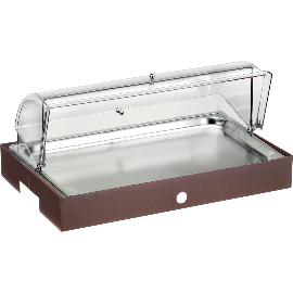 Artikelbild für PINTINOX »Caleido« Tablett mit Haube GN 1/1, Höhe: 260 mm, caffè