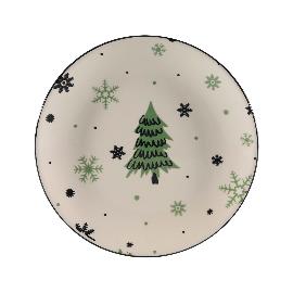 Artikelbild für »Weihnachtsbaum« Teller flach, ø: 190 mm