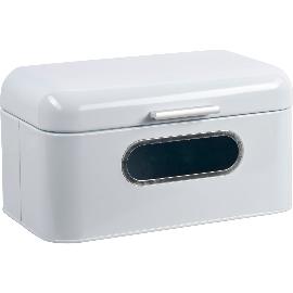Artikelbild für KESPER Brotkasten Metall, Höhe: 154 mm, Länge: 300 mm, Breite: 180 mm, weiß