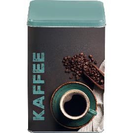 Artikelbild für KESPER Kaffeedose blau, Höhe: 190 mm, Länge: 140 mm, Breite: 80 mm