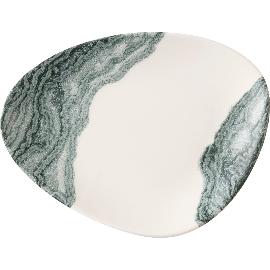 Artikelbild für CHURCHILL »Inked« »Tide« Teller dreieckig, Länge: 265 mm, Breite: 205 mm, Black