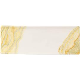 Artikelbild für CHURCHILL »Inked« »Tide« Platte rechteckig, Länge: 250 mm, Breite: 90 mm, Gold