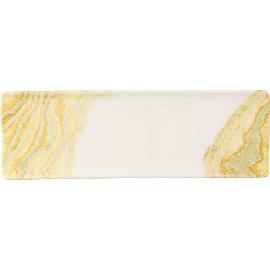 Artikelbild für CHURCHILL »Inked« »Tide« Platte rechteckig, Länge: 330 mm, Breite: 110 mm, Gold