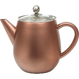 Artikelbild für BREDEMEIJER »Eva« Teekanne,, Inhalt: 0,50 Liter, Höhe: 165 mm, rostbraun