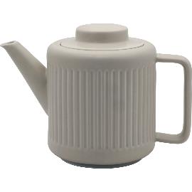 Artikelbild für BREDEMEIJER »Skagen« Teekanne Porzellan, Inhalt: 1,20 Liter, Höhe: 155 mm, grau