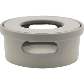 Artikelbild für BREDEMEIJER »Skagen« Stövchen Porzellan, Höhe: 60 mm, ø: 140 mm, grau