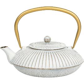 Artikelbild für BREDEMEIJER »Linhai« Teekanne Gusseisen, Inhalt: 1,10 Liter, weiß