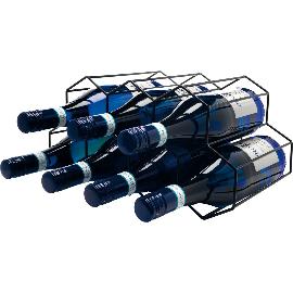 Artikelbild für LEOPOLD VIENNA Weinregal für 7 Flaschen, schwarz