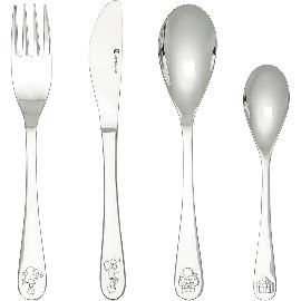 Artikelbild für ZILVERSTAD »Zirkus« Kinderbesteck 4-tlg., Höhe: 214 mm, Länge: 155 mm