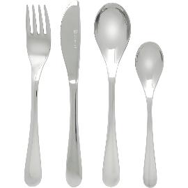 Artikelbild für ZILVERSTAD Kinderbesteck 4-tlg. glatt, Höhe: 214 mm, Länge: 155 mm