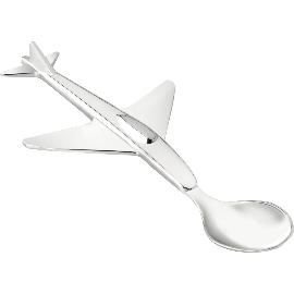 Artikelbild für ZILVERSTAD »Flugzeug« Kinderlöffel silberfarben