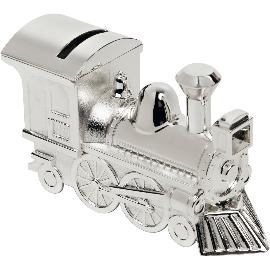 Artikelbild für ZILVERSTAD »Lokomotive versilbert« Spardose